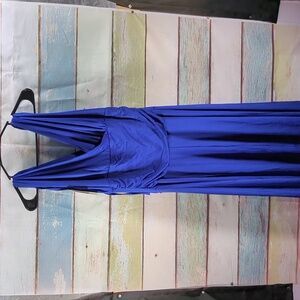 Acevog Women's Midi Dress in Royal Blue